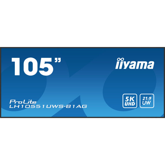 iiyama ProLite LH10551UWS-B1AG 105" 5K 21:9 Digital Signage Display – official product photo 2 (LH10551UWS-B1AG)