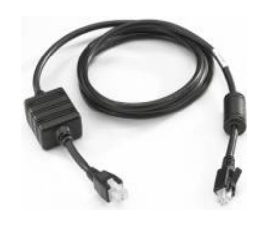 Zebra DC line cord, extended release latch, multi-slot – CBL-DC-382A1-01