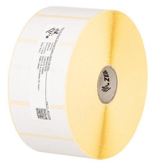 Labels, Zebra, Thermal Paper, Z-Select 2000D Removable, W: 76.2 mm, H: 44.45 mm, D: 64.3 mm, C: 19 mm (3004840-T)