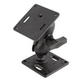 RAM Mounts stiprinājums ar divām VESA 75 × 75 mm plāksnēm, C izmērs, īss (RAM-102U-B-2461)