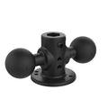 RAM Mounts dubultlodes adapteris ar apaļu pamatni, C izmērs (RAM-217-1U)