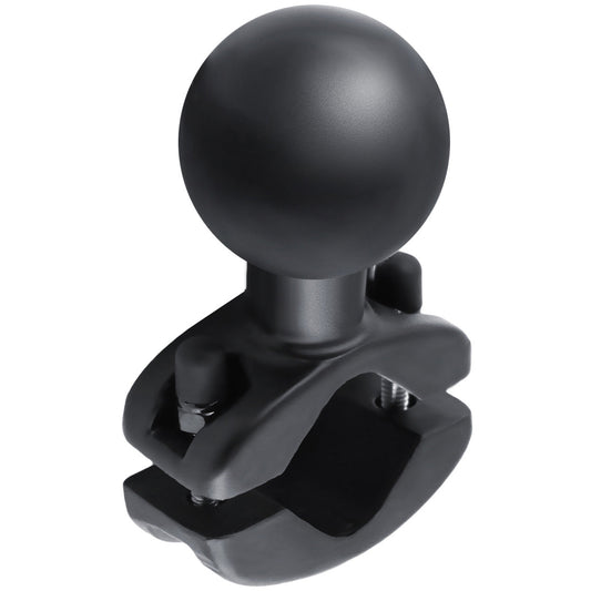 RAM Mounts D-size rail clamp ball base for 1.25–1.875 inch round rails – product photo