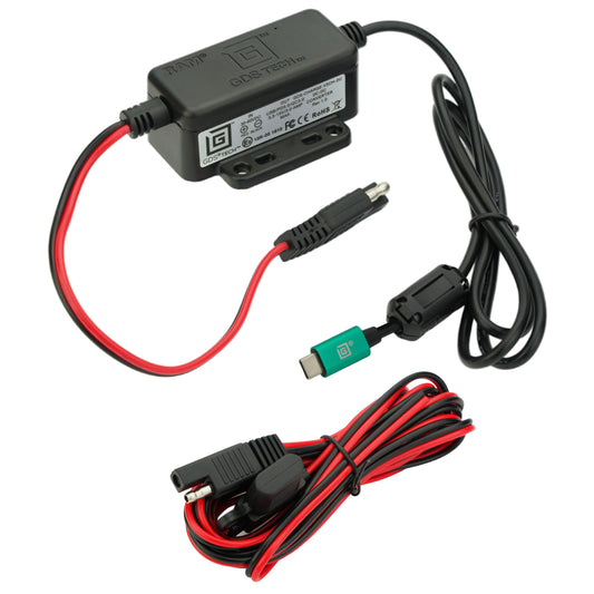RAM Mounts GDS hardwire charger 30–64 V with male USB-C Power Delivery 45 W – main product photo