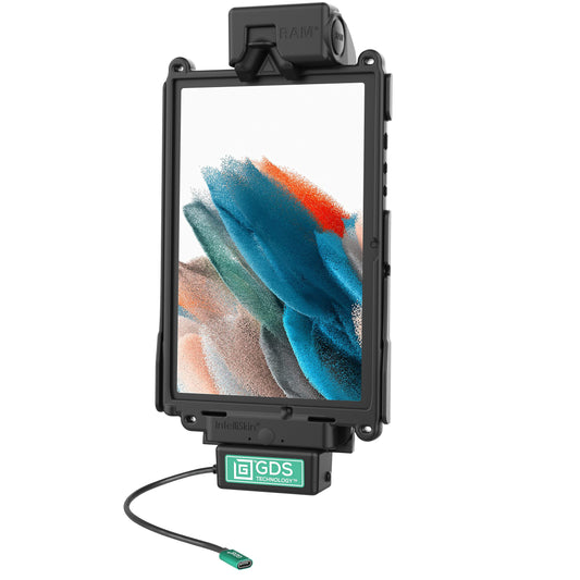 RAM Mounts GDS Tough-Dock (USB-C) for Samsung Tab A8 10.5" (SM-X200) in IntelliSkin – product photo