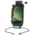 RAM Mounts Samsung Tab Active5 un 3 slēdzama GDS Tough-Dock dokstacija + viena USB-A pieslēgvieta (RAM-GDS-DOCKL-SAM62CDU)