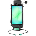 RAM Mounts Samsung Tab A11/A9 (IntelliSkin) GDS Tough-Dock dokstacija ar slēdzeni + 1× USB-A (RAM-GDS-DOCKL-SAM80CDU)