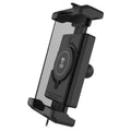 RAM Mounts Quick-Grip Pro XL tālruņa turētājs ar lodi un Qi2 15 W bezvadu lādētāju (RAM-HOL-PD7B-W2MU)