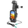 RAM Mounts Zebra TC8300 slēdzama Form-Fit dokstacija ar barošanu + USB-A (RAM-HOL-ZE26PDLU)
