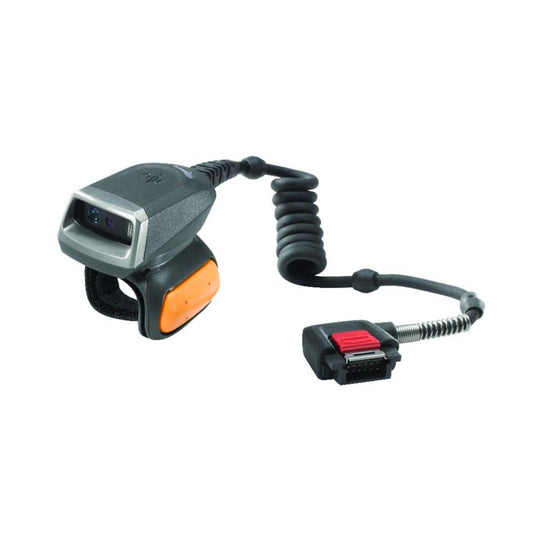 Zebra RS5000-LCFSWR corded 2D ring scanner with short cable for WT6000