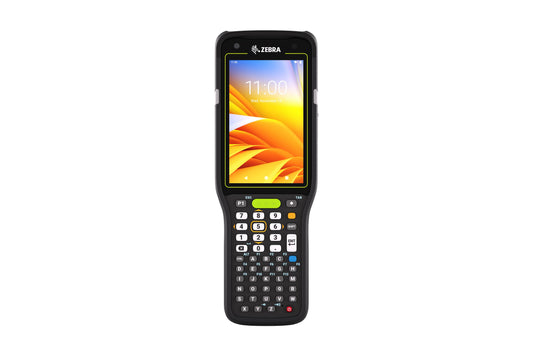 Zebra MC3450 rugged 5G keypad mobile computer, pistol grip, 47-key alphanumeric keypad (MC345B-3G1R64SS-A6) – front view
