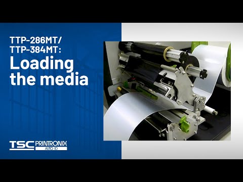 TSC TTP-286MT/384MT: Loading the media