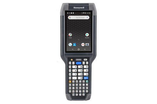 Honeywell CK65 rugged Android mobile computer, 51-key alphanumeric keypad, long range FlexRange 2D imager, Wi-Fi only (CK65-L0N-BLN210E) – front view