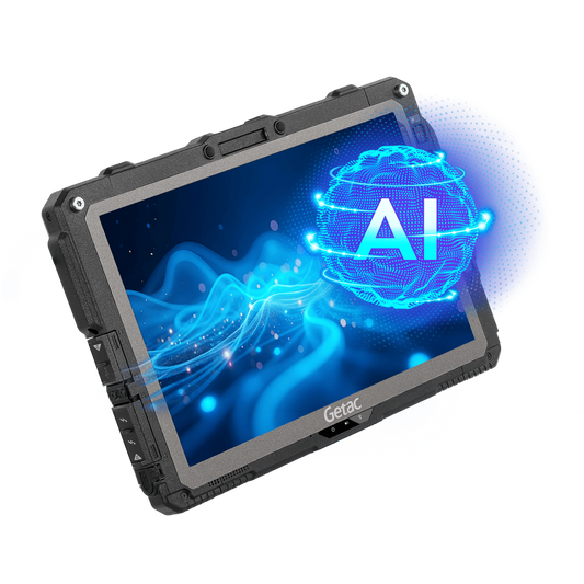 Getac UX10 G5 rugged 10.1-inch tablet (UW2764VIXDXX) – angled view