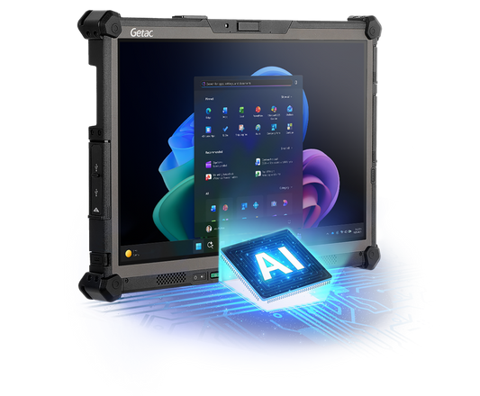 Getac G140 14" rugged tablet (GX2764WI1BXX) – front view