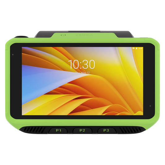 Zebra WT6400 wearable wrist computer, touch-only display (no keypad) (WT0-WT64B-T6DCC2A6) – front view
