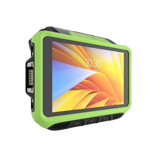 Zebra WT6400 wearable wrist computer, touch-only display (no keypad) (WT0-WT64B-T6DCC2A6) – angled view