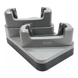 Zebra CRD-TCVTB-2D 2-Slot Charging ShareCradle for Zebra TC201 with rugged boot