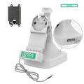 RAM Mounts GDS noliecama un pagriežama dokstacija, PoE + 2× USB-A, Uni-Conn adapterim, pelēka (RAM-GDS-DOCK-D14-U1E-2A-GRY)