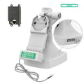 RAM Mounts GDS noliecama un pagriežama dokstacija ar slēdzeni, PoE + 2× USB-A, Uni-Conn adapterim, pelēka (RAM-GDS-DOCKLR-D14-U1E-2A-GRY)