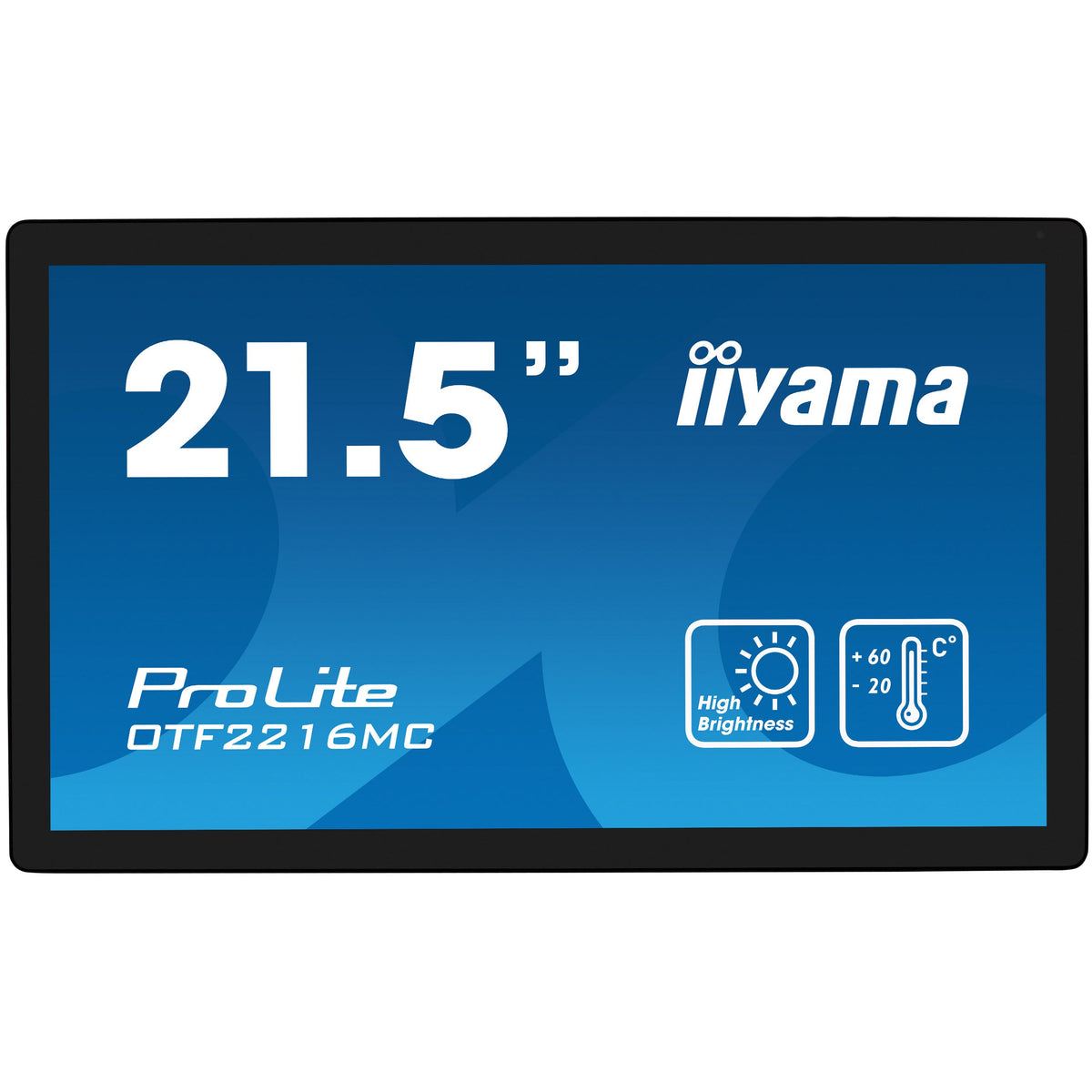 iiyama ProLite OTF2216MC-B1 21.5" Open-Frame Touch Monitor – official product photo 2 (OTF2216MC-B1)