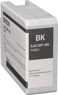 Epson SJIC36P(K) tintes kasetne, melna, 80 ml – ColorWorks C6000/C6500 (C13T44C140)