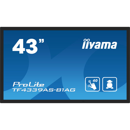 iiyama ProLite TF4339AS-B1AG 43" Open-Frame Touch Display – official product photo 2 (TF4339AS-B1AG)
