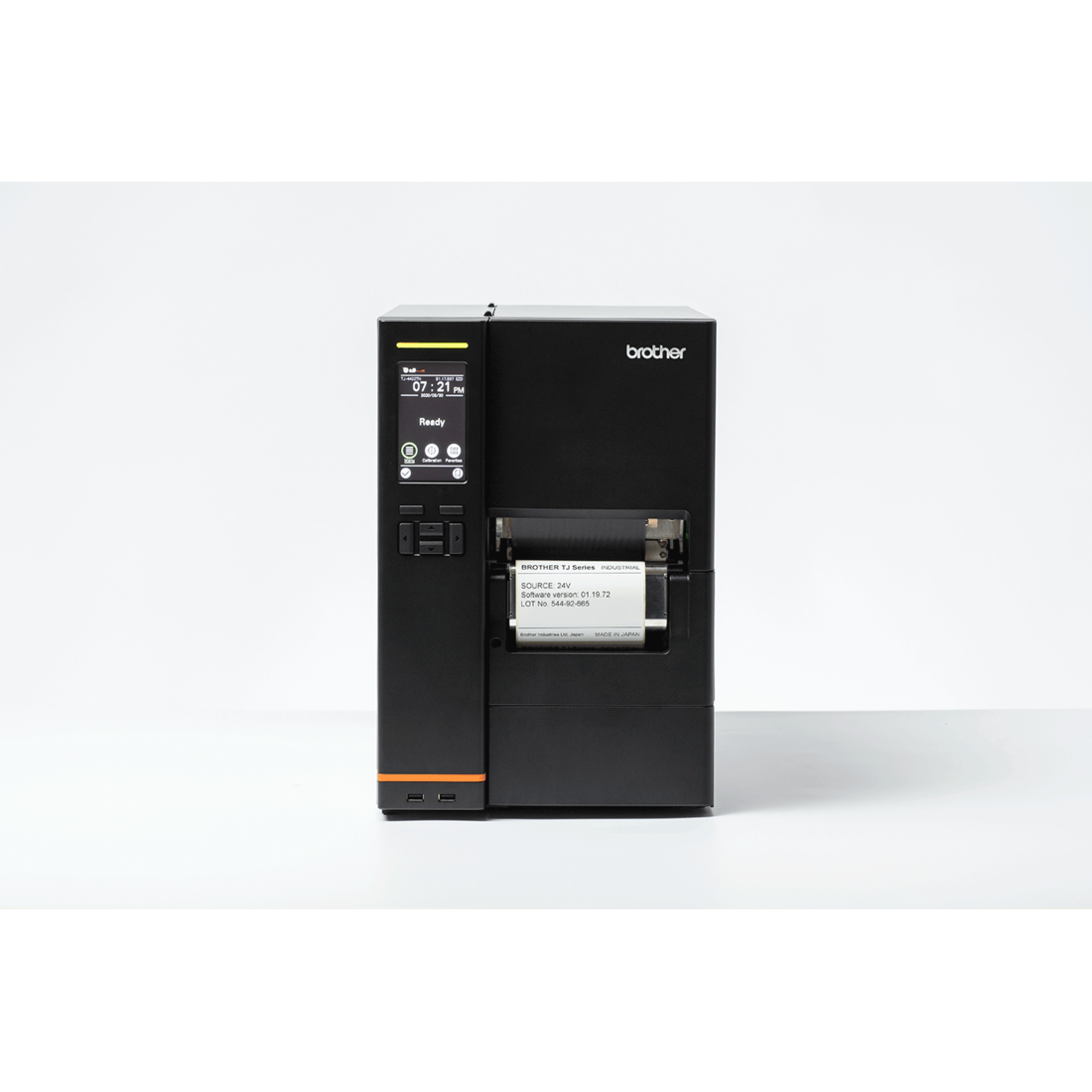 Brother TJ-4422TN industrial label printer – printing labels