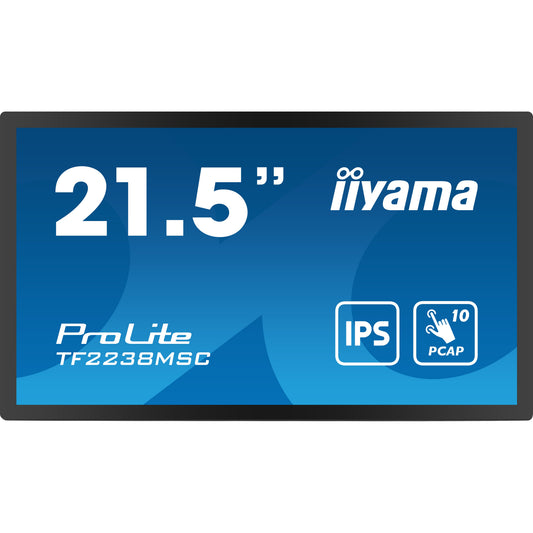 iiyama ProLite TF2238MSC-B1 21.5" Open-Frame Touch Monitor – official product photo 2 (TF2238MSC-B1)