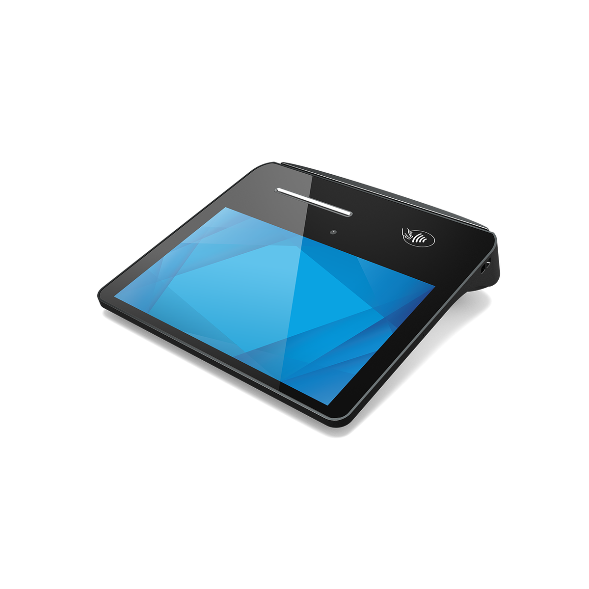 Elo Pay 7 payment terminal, left angle view