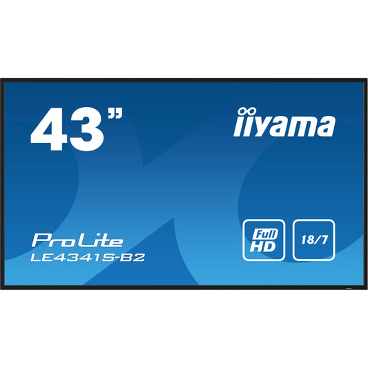 iiyama ProLite LE4341S-B2 43" FHD Digital Signage Display – official product photo 2 (LE4341S-B2)