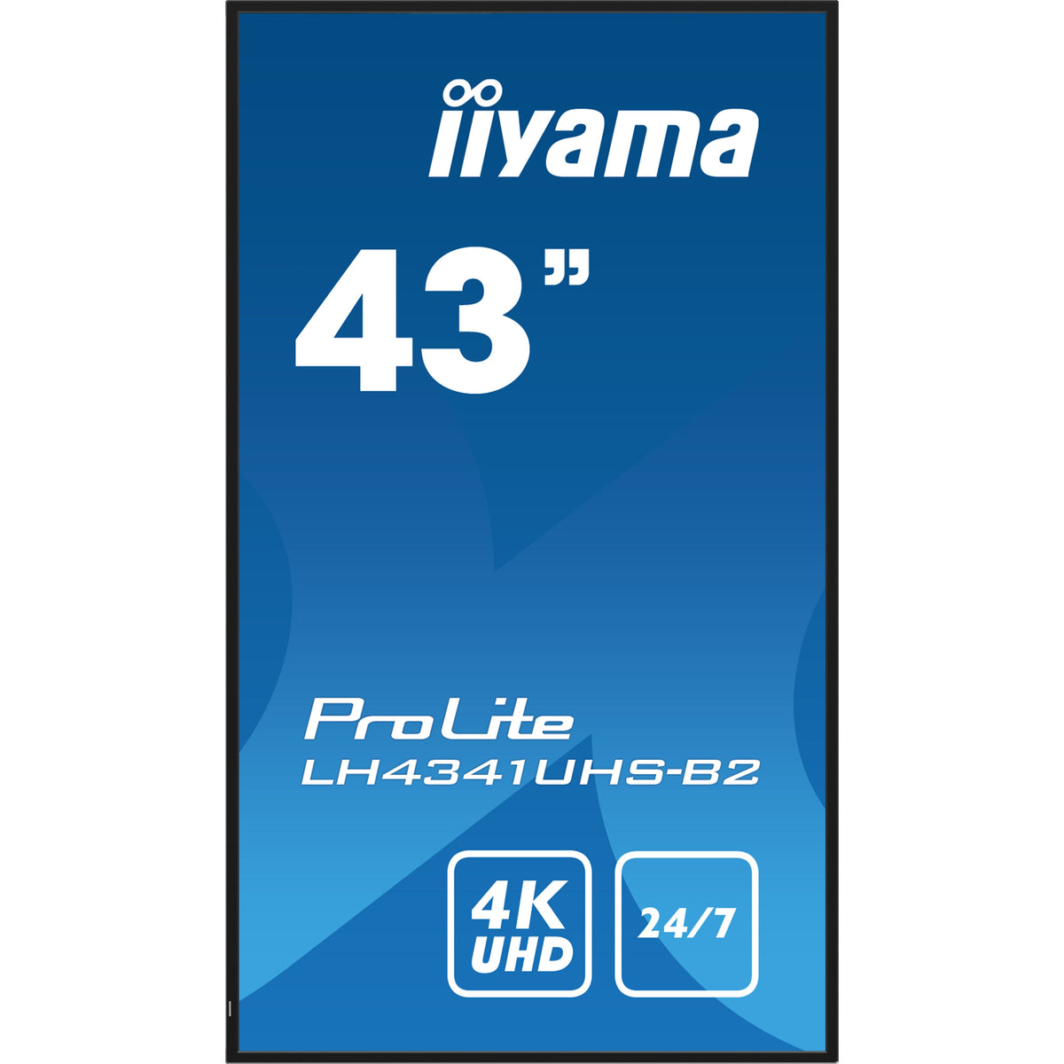 iiyama ProLite LH4341UHS-B2 43" 4K Digital Signage Display – official product photo 3 (LH4341UHS-B2)
