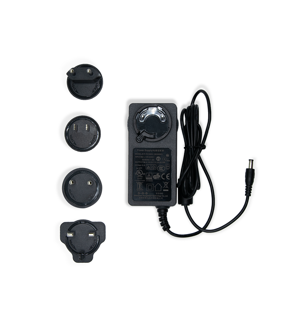 Newland AD60-D-M 19V power supply with EU UK US plugs for cradles and chargers
