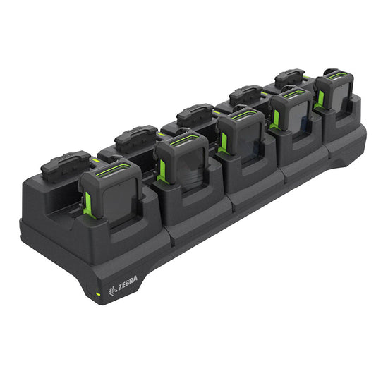 Zebra CRD-WS5X-5SECV-01 5-slot Ethernet charging cradle with spare battery charger for WS50 converged