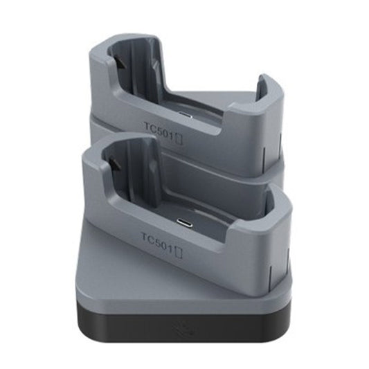Zebra CRDCUP-TC5A-2D-B 2-slot charge-only cradle cup for rugged TC501