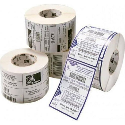 Labels, Zebra, Thermal Paper, Z-Perform 1000D, W: 101.6 mm, H: 127 mm, D: 200 mm, C: 76 mm (3009620-T)