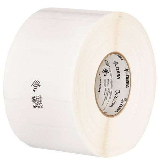 Labels, Zebra, Synthetic, PolyPro 3000T Clear, W: 75 mm, H: 35 mm, D: 127 mm, C: 25.4 mm (3004428)