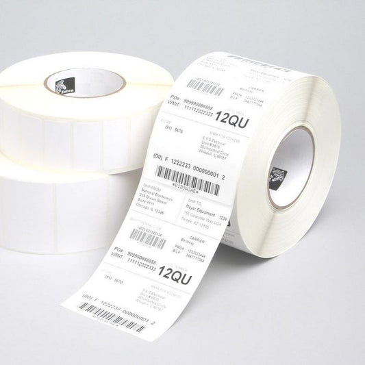 Labels, Zebra, Normal Paper, Z-Perform 1000T, W: 101.6 mm, H: 38.1 mm, D: 200 mm, C: 76 mm (880026-038)