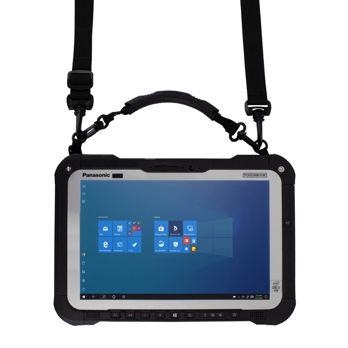 Panasonic PCPE-INFG2MB InfoCase mobility bundle with carry handle and shoulder strap for Toughbook G2