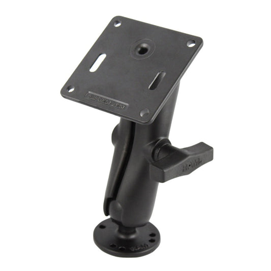 RAM Mounts C-size double ball mount with 75 × 75 mm VESA plate and medium arm – product photo