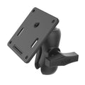 RAM Mounts dubultā savienojuma svira ar VESA 75 × 75 mm plāksni, C izmērs, īsā (RAM-103U-B-2461)