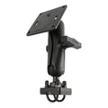 RAM Mounts cauruļu stiprinājums ar dubulto U-skrūvi un VESA 75 × 75 mm plāksni, 19–25 mm, C izmērs (RAM-334-1U)