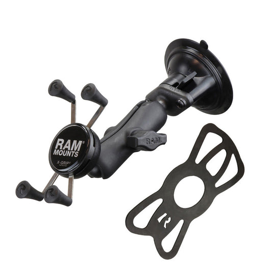 RAM Mounts X-Grip phone mount with Twist-Lock suction cup (RAM-B-166-UN7U) – alternative view