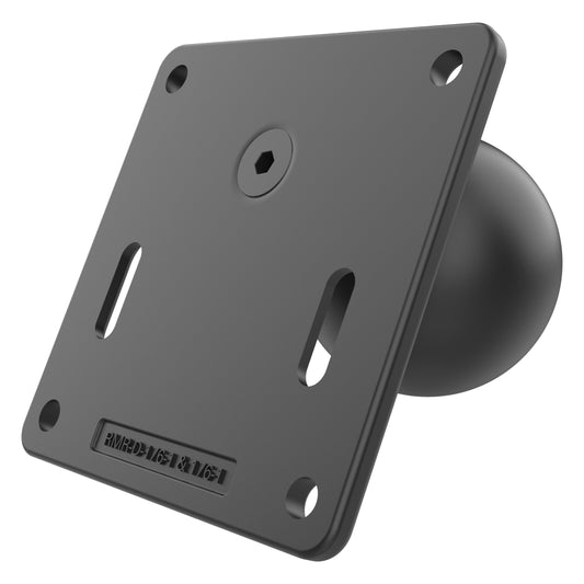 RAM Mounts D-size steel-reinforced VESA 75 x 75 mm ball plate – product photo