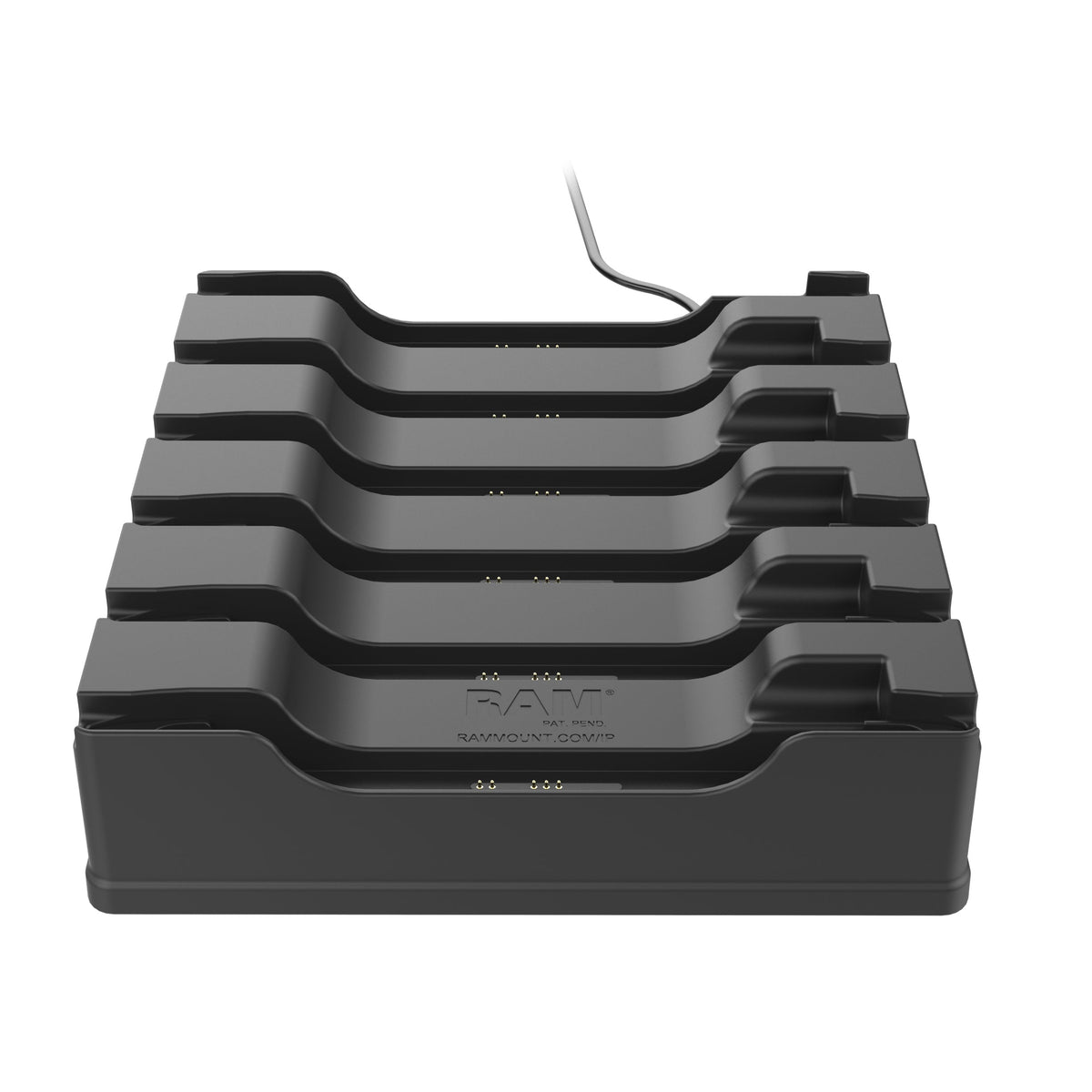 RAM Mounts 6-port charging dock for Samsung Galaxy Tab Active tablets – further view