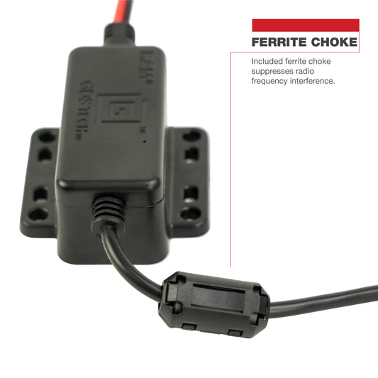 RAM Mounts GDS hardwire charger 30–64 V with male USB-C Power Delivery 45 W – alternative view