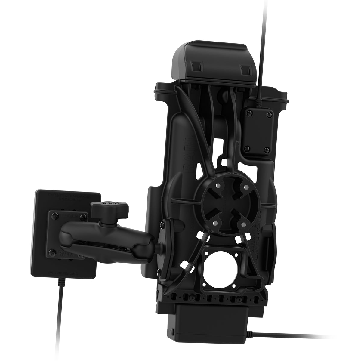 RAM Mounts GDS Tough-Dock with NFC Extender for Samsung Tab Active5 and 3 – another angle