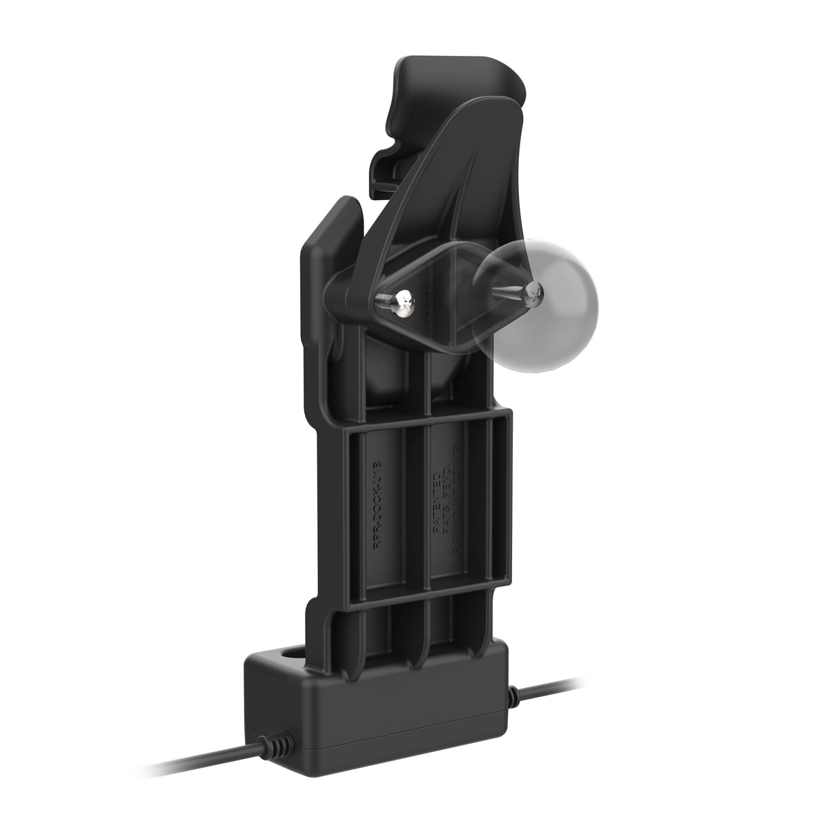 RAM Mounts GDS Uni-Conn tablet dock + USB-C with release lever – another angle