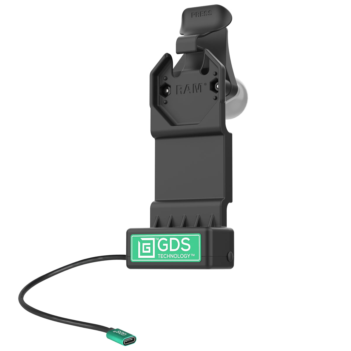RAM Mounts GDS Uni-Conn tablet dock with release lever – product photo