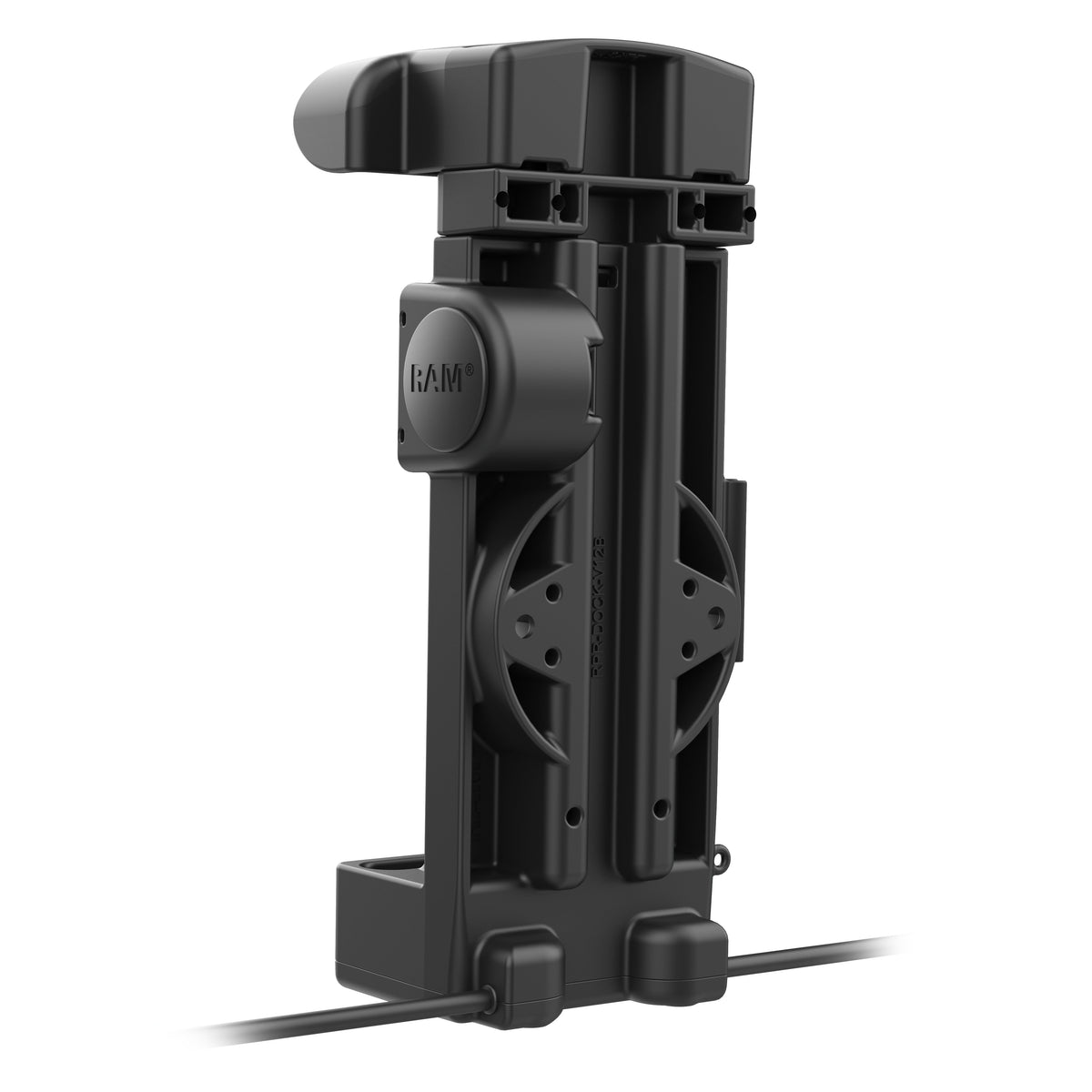 RAM Mounts GDS powered dock with USB-A for Zebra EC50 and EC55 in IntelliSkin – view 3