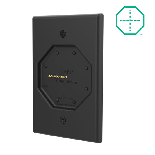 RAM Mounts GDS Uni-Conn low-profile wall dock with PoE for IntelliSkin tablets – main product photo